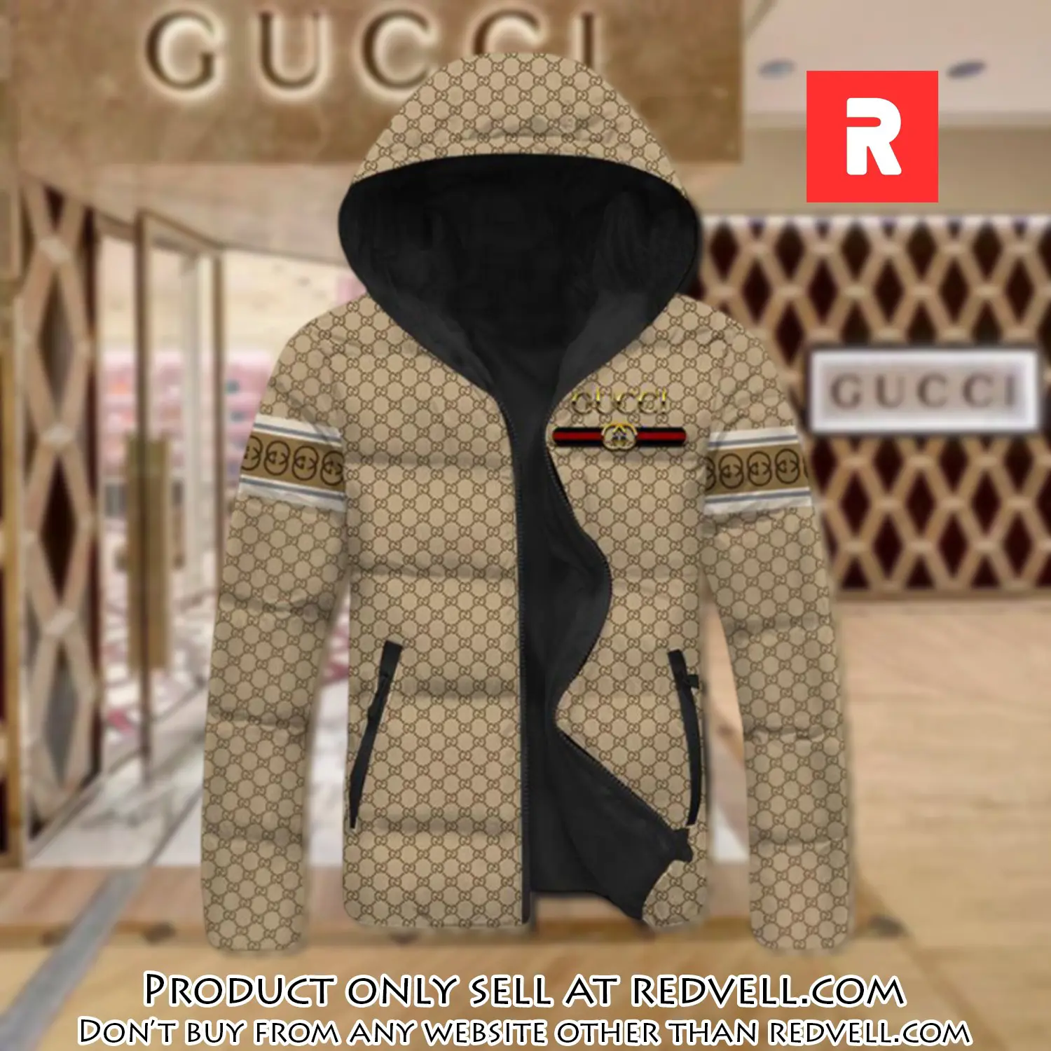 Gucci downfilled coat ultralight down jacket outdoor jacket warm outwear dfj1006 rv5143524